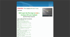 Desktop Screenshot of howtogetyourhusbandback.weebly.com