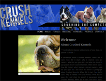 Tablet Screenshot of crushkennels.weebly.com