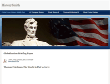 Tablet Screenshot of historysmith.weebly.com