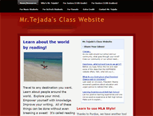 Tablet Screenshot of mrtejada.weebly.com
