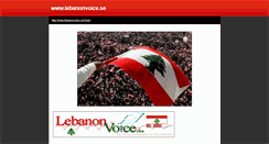 Desktop Screenshot of lebanonvoice.weebly.com