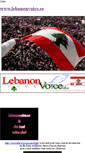 Mobile Screenshot of lebanonvoice.weebly.com