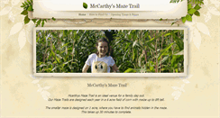 Desktop Screenshot of mccarthysmazetrail.weebly.com