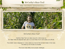 Tablet Screenshot of mccarthysmazetrail.weebly.com