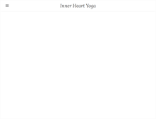 Tablet Screenshot of innerheartyoga.weebly.com