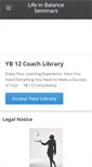 Mobile Screenshot of lifeinbalanceseminars.weebly.com