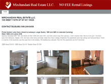 Tablet Screenshot of mirchandanirealestate.weebly.com