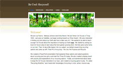 Desktop Screenshot of becoolrecycool.weebly.com