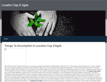 Tablet Screenshot of locationcapdagde.weebly.com