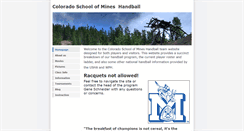 Desktop Screenshot of mineshandball.weebly.com