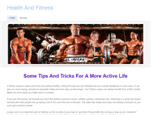 Tablet Screenshot of fitnessupdates.weebly.com