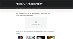 Desktop Screenshot of danicphotography.weebly.com