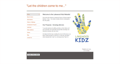 Desktop Screenshot of lakewoodkidz.weebly.com