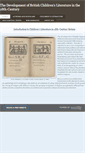 Mobile Screenshot of 18thcbritishchildrensliterature.weebly.com