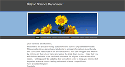 Desktop Screenshot of bellportscience.weebly.com
