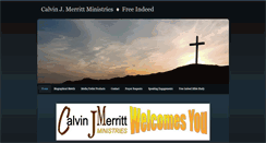 Desktop Screenshot of calvinjmerrittministries.weebly.com