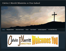 Tablet Screenshot of calvinjmerrittministries.weebly.com