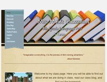 Tablet Screenshot of mrsmelesclassroom.weebly.com