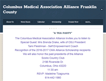 Tablet Screenshot of columbusmedicalassociationalliance.weebly.com