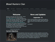 Tablet Screenshot of blood-hunters.weebly.com