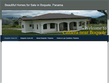 Tablet Screenshot of boquetehomes.weebly.com