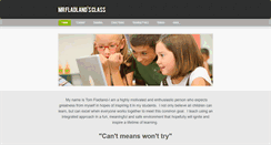 Desktop Screenshot of mrfladlandsclass.weebly.com