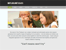 Tablet Screenshot of mrfladlandsclass.weebly.com