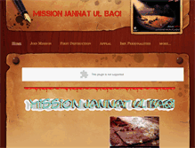 Tablet Screenshot of missionjannatulbaqi.weebly.com
