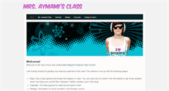 Desktop Screenshot of mrsaymami.weebly.com
