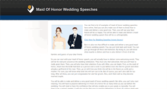 Desktop Screenshot of maidofhonorweddingspeeches.weebly.com