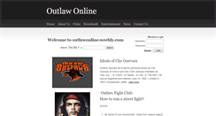 Desktop Screenshot of outlawonline.weebly.com