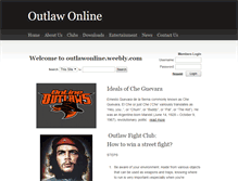 Tablet Screenshot of outlawonline.weebly.com