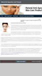 Mobile Screenshot of naturalantiagingskincareproducts.weebly.com