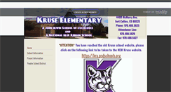 Desktop Screenshot of kruseelementary.weebly.com
