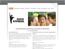 Tablet Screenshot of centredysphasia.weebly.com