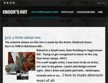 Tablet Screenshot of ensorsart.weebly.com