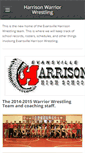 Mobile Screenshot of harrisonwarriorwrestling.weebly.com