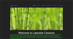 Desktop Screenshot of lakesidecleaners.weebly.com