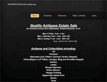Tablet Screenshot of goodestatesales.weebly.com