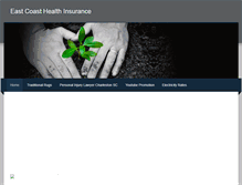 Tablet Screenshot of eastcoasthealthinsurance.weebly.com