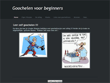 Tablet Screenshot of goochelaar.weebly.com