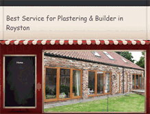 Tablet Screenshot of best-builder-in-royston.weebly.com