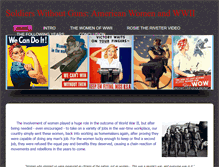 Tablet Screenshot of nhdwisconsinwomenduringworldwar2.weebly.com