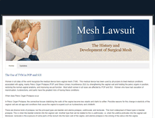 Tablet Screenshot of meshlawsuit.weebly.com