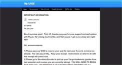 Desktop Screenshot of myuag2011.weebly.com