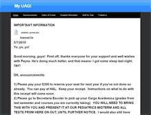 Tablet Screenshot of myuag2011.weebly.com