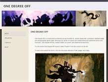 Tablet Screenshot of onedegreeoff.weebly.com
