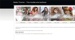 Desktop Screenshot of everythingbellathorne.weebly.com