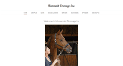 Desktop Screenshot of mussennistdressage.weebly.com