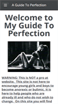 Mobile Screenshot of aguidetoperfection.weebly.com